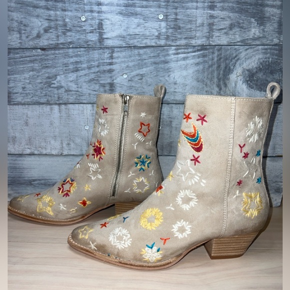 FREE PEOPLE NWOB WOMEN'S BOWERS EMBROIDERED WESTERN BOOTS - Picture 10 of 16